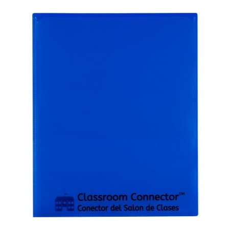 C-Line Products C-Line Classroom Connector School-to-Home Folders, Blue, 25/Box 32005